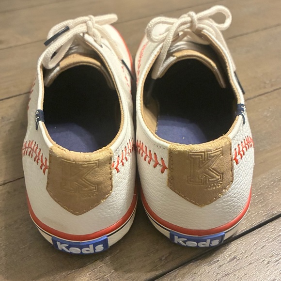 Keds Champion Pennant Leather Lace Up Sneakers Tennis Shoes 8 Like New - Picture 7 of 13